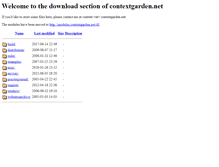 Tablet Screenshot of dl.contextgarden.net