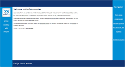Desktop Screenshot of modules.contextgarden.net