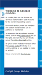 Mobile Screenshot of modules.contextgarden.net